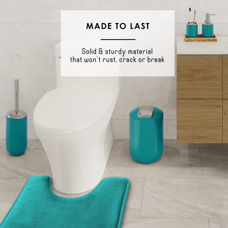 Nestl Bathroom Set - Teal Bathroom Accessories Set, 20PC Bathroom