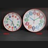 SYOYUEX Wall Clocks,Learning Time Clock,12 Inch 3D Numbers Colorful Clock