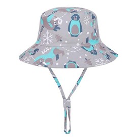 Baby Sun Hat Baby Bucket Hat Beach Baby Sun Hat Toddler Summer Hats UPF 50+MN Protective Bucket hat Kids Beach Hats for Baby Girl boy