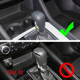 AOKIO Interior Center Console Gear Shift Knob Cover Gear Panel Cap Trim for Mazda 3 CX30 CX50 Accessories 2020 2021 2022 2023 2024 2025 (Not for CX5)