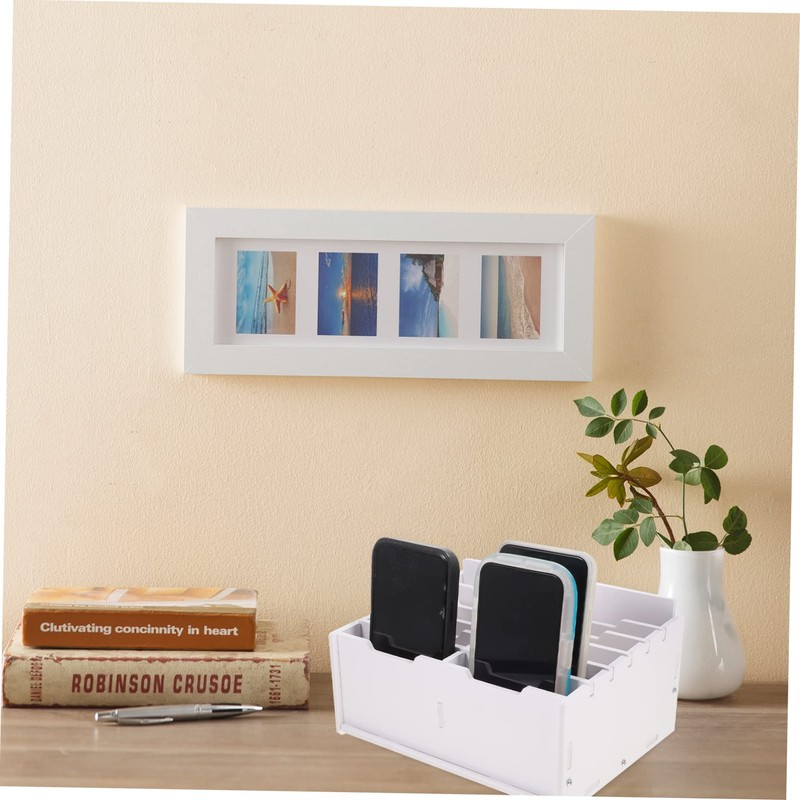 Kichvoe Cell Phone Holder Storage Box Desk Organizer for Classroom