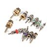 Air Conditioning Valve Insert, 102 Pieces Assortment A/C R134a/R12 K?ltereifenVentil-Schaftkern-Werkzeugzeugatz,