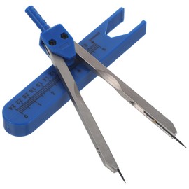 Caliper Metal Brake Caliper Doctor Caliper Medical Gauge with Ruler Measuring Tool for Measuring Electrocardiographs (Blue)