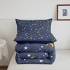Erosebridal Moon & Stars Bedding Boys Girls 3Pcs Galaxy Full