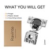 Ravinte 1 Pair 2 Pack 1-1/4 Inch Overlay Soft Close