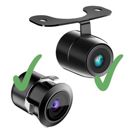 iSaddle Round Car Rear Camera Mounting Bracket Kit - Vehicle Backup Camera Butterfly Mount/Flush Mount Bracket Holder for Reverse Front/Side/Rear View Camera (4 Kits, Installation Bracket Only)