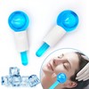 Ice Ball Cooling Massage Roller for Skin Soothing Facial Massager Blue 1pc (Individually Boxed) 2ea