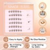 Self Adhesive Lash Clusters Kit Natural Press-On Lashes No Glue