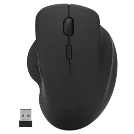 T68 2.4GHz 6D Wireless Mouse 1600DP1 Mute USB Optical Gaming Mice for Laptop /Desktop/ PCBlack