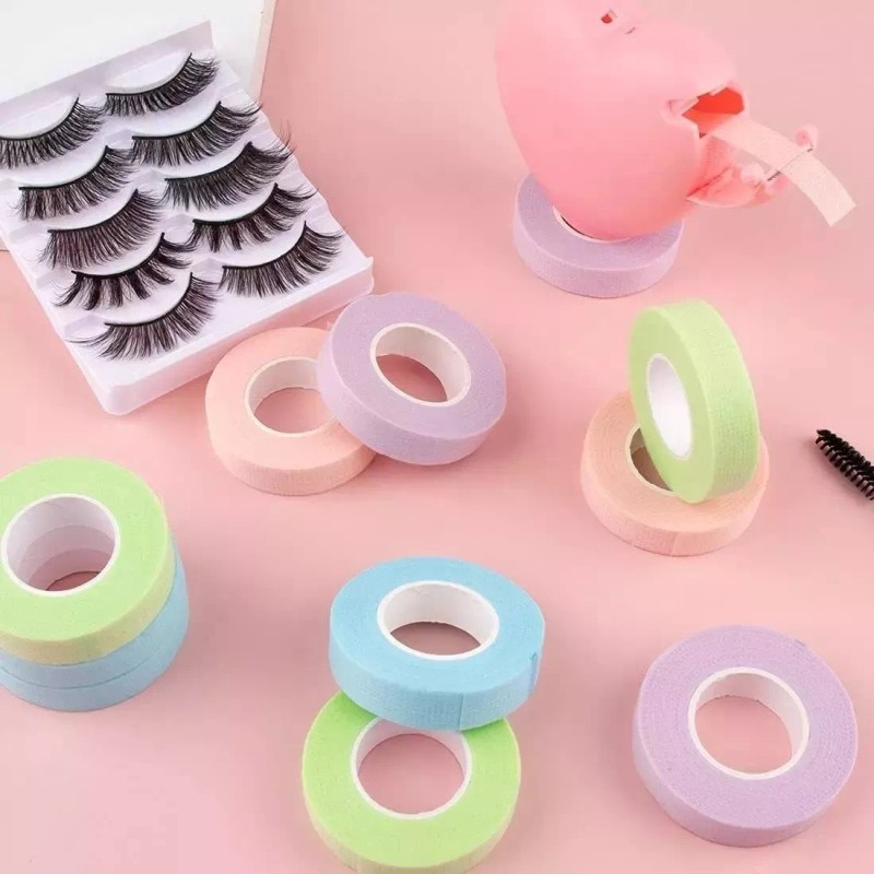 Unic 3 Cintas Extensión Pestañas Micropore Papel Cinta Maquillaje