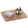 Giantex Outdoor Shower Mat, Waterproof HIPS Spa Bath Mat, Bathtub
