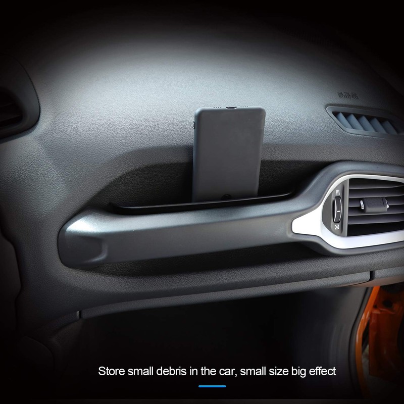 JeCar for Jeep Renegade Grab Handle Storage Tray Passenger Grab