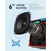 FULLIFE Karaoke Machine, Portable Bluetooth Karaoke Speaker with 2 Wireless
