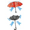 Coopers of Stortford Strongest Windproof Umbrella, Folding, 41CM/ 16IN Long