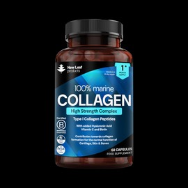 New Leaf Products Marine Collagen 60 Capsules