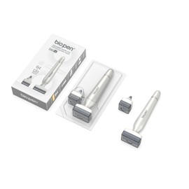 Professional Adjustable Titanium Derma Stamp Tool 0-3mm - Scalp Hair & Beard Growth, Facial & Body Skin Care - Home Use Alternative for Derma Roller & Pen - Men Women