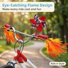 Cullevo Bike Streamers Tassels for Kids Handlebar, 5-Pack with Pinwheel