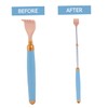 FOMIYES 2pcs Extendable Portable Massager with Back Scratcher Multi-purpose Hand