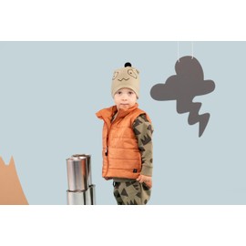 Pinokio Boys' Bonnet Beanie Hat, Olive Green