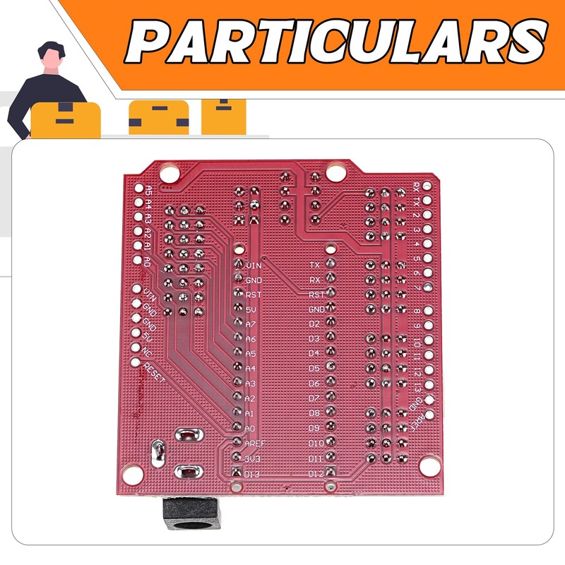 A-DIGISHUO 3pcs NANO UNO Multi Expansion Board Multi Expansion Module