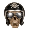 Biker Skull Money Box 16 x 13 cm