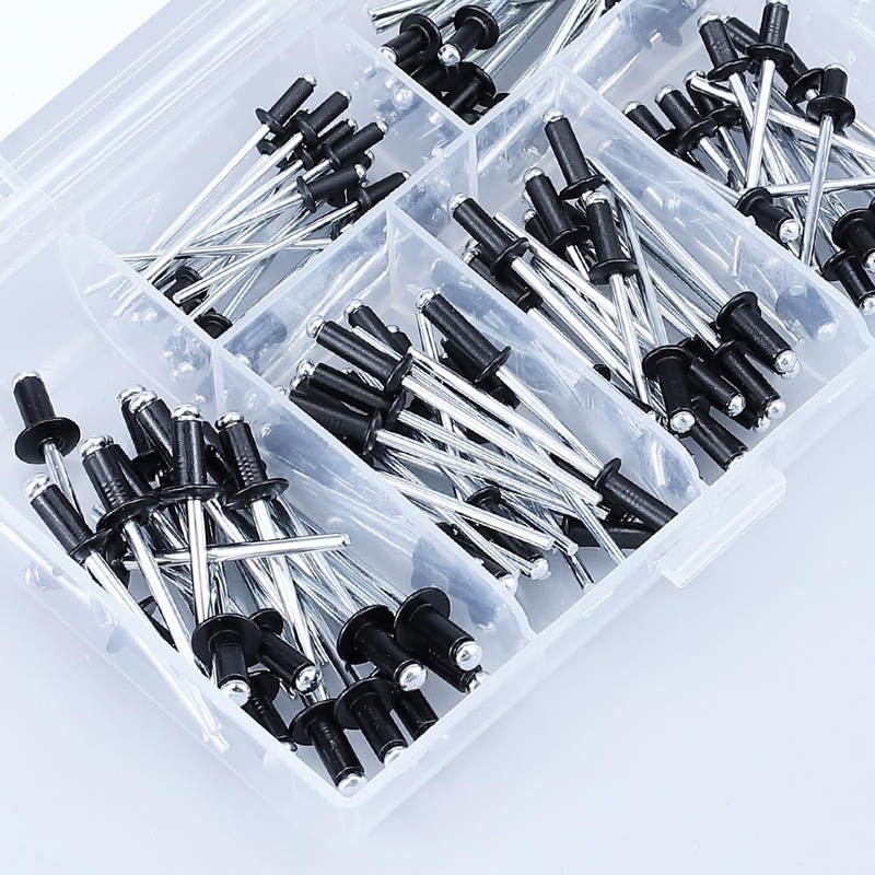 Glvaner Blind Rivet Rivet Tool, Blind Rivet, Set of 120,