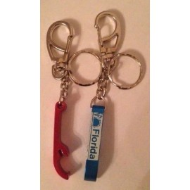 3 X Florida Keychain & Bottle Opener/POP-TOP can/Keyring  different color