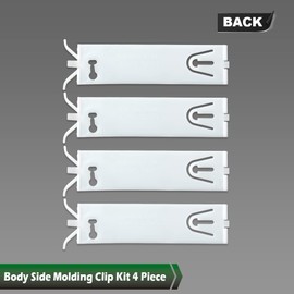 GRAND ORANGE Cars Body Side Molding Clip Compatible with 1982-84 Regal 1982-1987 Cutlass Supreme/Brougham 1982 Bonneville - Brougham/Grand Prix GM 14005390 4-7/8" X 1-1/4" 4pcs