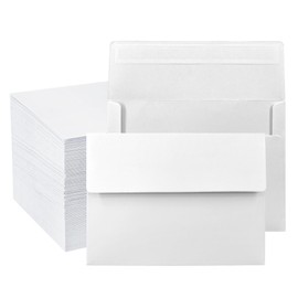VANRA 150 Pack A6 Invitation Envelopes for 4x6 Greeting Cards Self Seal A6 White Envelopes Bulk Gummed Flap for Wedding Invitations