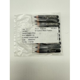 Clarins LOT OF 10 CLARINS CRAYON KHOL - 01 CARBON BLACK - REF# 80003747