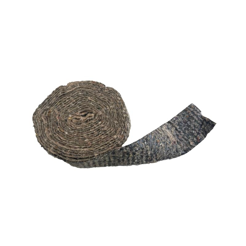 PlumbEZ Pipe Insulation Wool Felt Pipe Lagging Roll - 7.6m