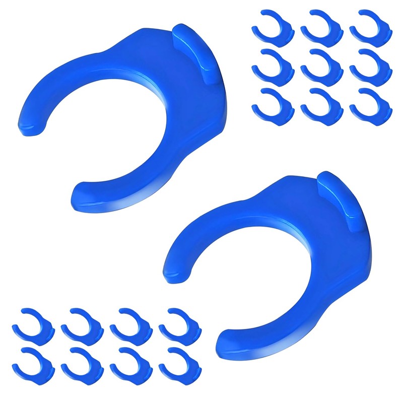 Qrity Pack of 20 Small Clip 3/8 Inch Locking Clips