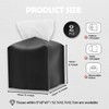 Tissue Box Cover, Square PU Leather Tissue Holder, Square Napkin