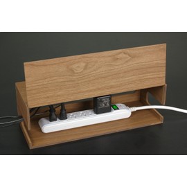 Tatsunosuke Hashimoto Kogei Basque Cable Box, M, Bosk Cable Box, Brown