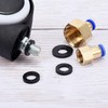 PATIKIL M5 Rubber Flat Washers 8 Pack 5 mm ID