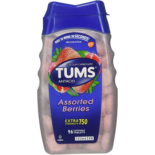 Tums Extra Strength 750 96 Tablets