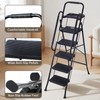 Valeo 5 Step Ladder with Handrails,500 Lbs Capacity,Folding Step Stool