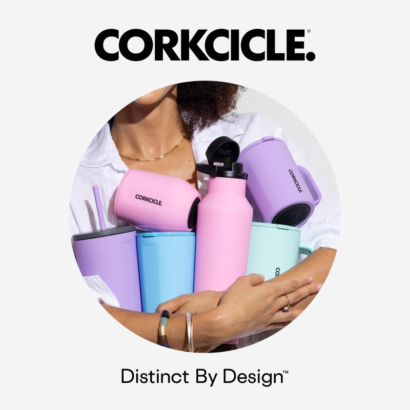 Corkcicle Protein Shaker - Built-In Agitator & Fruit Strainer Lid