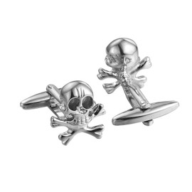 KissTies Mens Cufflinks Vintage Skeleton Cuff Links For Men + Gift Box