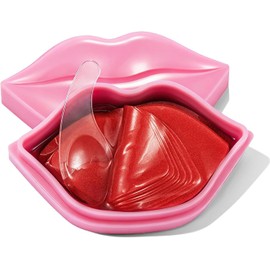 20 mascarillas hidratantes para labios, reduce las líneas de los labios y restaura la humedad, los labios secos, el cuidado de los labios otoño/invierno, bálsamo labial nutritivo eficazmente la piel de los labios (rosa)