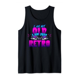 I Am Not Old, I Am Retro, Senior Citizen Item for Women Tank Top