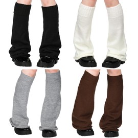 Shyyween Kawaii Y2k Leg Warmers - 4 Colors, Harajuku Japanese Boot Socks, Gyaru & Goth Lolita Accessories