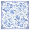 Caspari Cocktail Napkin, Blue/White