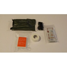 Custom Made Compact Individual First Aid Kit-IFAK w/ 4" Emergency Trauma Bandage