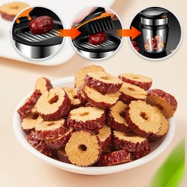 YILANJIN Cup Cutter Fruit, Egg Slicer, Stainless Stee Strawberry Cutter, Removable Design Fruit Cutter Slicer, Creative Convenient Kitchen Gadget for Banana, Lemon, Vegetable, Fruit Salad