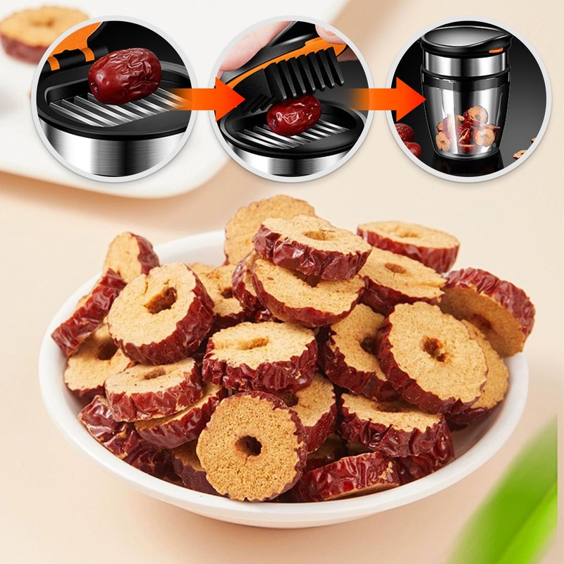 YILANJIN Cup Cutter Fruit, Egg Slicer, Stainless Stee Strawberry Cutter,