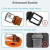 East/18 Perfect Fit Men's Woven Stretch Golf Belt with No-Hole