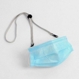 EAS Basic Adjustable Mask Strap Gray 4ea