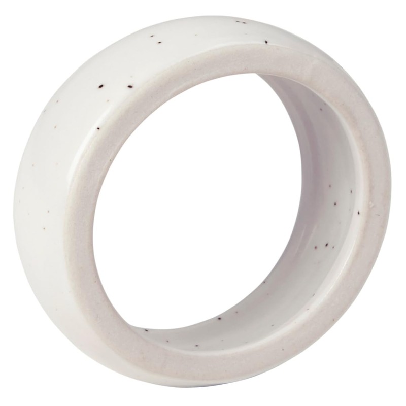 Broste Copenhagen Nordic Vanilla 14533492 Napkin Ring Cream with Grains,