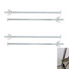 4 Pack Crutches Handle Bolt Mount Replacement 5.5'' Metal Rod